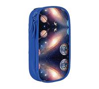 BAAROO Estuche para lápices de alta capacidad con estampado del espacio exterior de galaxia del universo, estuche organizador para lápices duradero, para hombres W, color, 5.0cm*10.5cm*20.5cm, Estuche para lápices