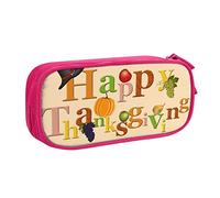 BAAROO Estuche para lápices de arte de Acción de Gracias, estuche de lápices de gran capacidad, bolsa para lápices, bolsa para lápices para niñas y niños, adolescentes, mujeres y hombres, color, 5.0cm*10.5cm*20.5cm, Estuche para lápices