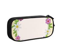 BAAROO Estuche para lápices de corona de primavera con círculo plano para niñas y niños, bolsa grande para lápices, organizador de papelería escolar C, color, 5.0cm*10.5cm*20.5cm, Estuche para lápices