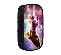 BAAROO Estuche para lápices de gran capacidad para bolígrafos, organizador con cremallera, oficina, universidad, espacio taco, gato, arco iris, Las, color, 5.0cm*10.5cm*20.5cm, Estuche para lápices