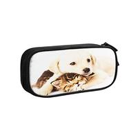 BAAROO Estuche para lápices de gran capacidad para dormir Golden Retriever Puppy Dog Pencil Bag Office Pen Holder Organizador Station, color, 5.0cm*10.5cm*20.5cm, Estuche para lápices