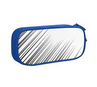 BAAROO Estuche para lápices de líneas de velocidad horizontal para niñas y niños, bolsa grande para lápices, organizador de papelería escolar, cosméticos, color, 5.0cm*10.5cm*20.5cm, Estuche para