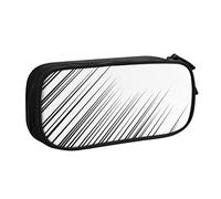 BAAROO Estuche para lápices de líneas de velocidad horizontal para niñas y niños, bolsa grande para lápices, organizador de papelería escolar, cosméticos, color, 5.0cm*10.5cm*20.5cm, Estuche para