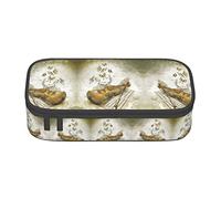 BAAROO Estuche para lápices de mariposa y violonchelo, estuche para bolígrafos, bolsa de papelería simple, organizador de oficina universitaria, color, 5.0cm*10.5cm*20.5cm, Estuche para lápices