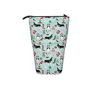 BAAROO Estuche para lápices de Navidad Husky Dog Telescópico Bolsa de lápices de gran capacidad Bolsa de impresión Papelería Bolsa telescópica fo, color, 5.0cm*10.5cm*20.5cm, Estuche para lápices