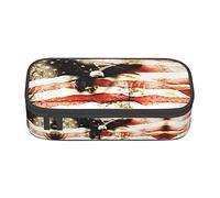 BAAROO Estuche para lápices de ojo turco de gran capacidad, bolsa de almacenamiento grande para bolígrafos, duradera, 3 compartimentos, color, 5.0cm*10.5cm*20.5cm, Estuche para lápices