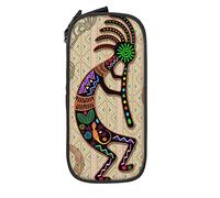 BAAROO Estuche para lápices Happy Dancer Vintage Dance Native American Totem caja de lápices minimalista portátil duradero con cremallera bolsa para bolígrafos para, color, 5.0cm*10.5cm*20.5cm, Estuche para lápices