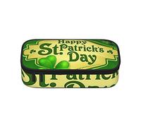 BAAROO Estuche para lápices Happy St. Patrick Day de gran capacidad, bolsa de papelería de oficina, bolsa de cosméticos con compartimentos para niña, color, 5.0cm*10.5cm*20.5cm, Estuche para lápices