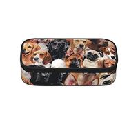 BAAROO Estuche para lápices para niños y niñas de gran capacidad para muchos perros, para suministros escolares y de oficina, muchos perros, One Si, color, 5.0cm*10.5cm*20.5cm, Estuche para lápices