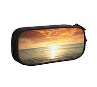 BAAROO Estuche para lápices Sunset Ocean Beach de gran capacidad, estuche para lápices para niñas, niños, adolescentes y mujeres, color, 5.0cm*10.5cm*20.5cm, Estuche para lápices