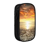BAAROO Estuche para lápices Sunset Ocean Beach de gran capacidad, estuche para lápices para niñas, niños, adolescentes, mujeres y hombres, color, 5.0cm*10.5cm*20.5cm, Estuche para lápices
