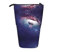 BAAROO Estuche telescópico con estampado de universo abstracto, soporte para bolígrafos, estuche telescópico para lápices, bolsa de papelería, para la escuela y la oficina, color, 5.0cm*10.5cm*20.5cm,