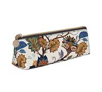 BAAROO Estuche tradicional de flores con cremallera, duradero, portátil, bolsa de almacenamiento de oficina, soporte de artículos de tocador de viaje para mujeres y hombres, #946