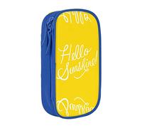 BAAROO Goodlooking Hello Sunshine - Estuche para lápices de gran capacidad, bolsa de almacenamiento grande para bolígrafos, duradera, 3 compartimentos, color, 5.0cm*10.5cm*20.5cm, Estuche para lápices