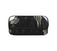 BAAROO Grim-Reaper - Estuche para lápices de gran capacidad, bolsa de papelería de oficina, bolsa de cosméticos con compartimentos para niñas, niños y adultos, color, 5.0cm*10.5cm*20.5cm, Estuche para