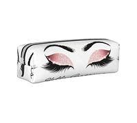 BAAROO Hello Gorgeous - Estuche para lápices de pestañas con cremallera, duradero, portátil, bolsa de almacenamiento de oficina, soporte de artículos de tocador de viaje para mujeres y hombres, #799