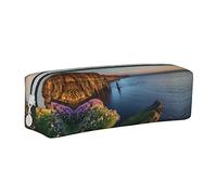 BAAROO Ireland Outdoors County Clare The Cliffs - Estuche para lápices, bolsa de maquillaje con cremallera de piel para mujeres y hombres, color, 5.0cm*10.5cm*20.5cm, Estuche para lápices