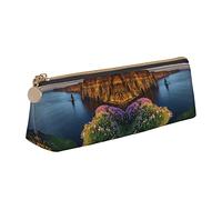 BAAROO Ireland Outdoors County Clare The Cliffs - Estuche para lápices, bolsa de maquillaje de piel con impresión para niñas y niños, escuela y oficina, color, 5.0cm*10.5cm*20.5cm, Estuche para