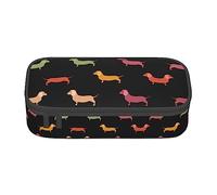 BAAROO Library Bookshelf Book Print Estuche de lápices de gran capacidad Estuche para bolígrafos Bolsa de papelería simple Organizador de oficina universitaria, color, 5.0cm*10.5cm*20.5cm, Estuche para lápices