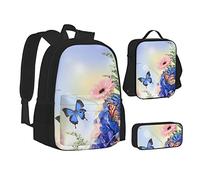 BAAROO Lindo Koala Mom and Baby - Juego de bolsas escolares para niñas y niños, bolsas escolares ligeras con bolsa de almuerzo y estuche para lápices, color, 5.0cm*10.5cm*20.5cm, Estuche para lápices