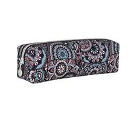 BAAROO Mandalas Vintage Elements - Estuche para lápices con cremallera, duradero, portátil, bolsa de almacenamiento de oficina, soporte de artículos de tocador de viaje para mujeres y hombres, #786