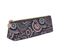 BAAROO Mandalas Vintage Elements - Estuche para lápices con cremallera, duradero, portátil, bolsa de almacenamiento de oficina, soporte de artículos de tocador de viaje para mujeres y hombres, #171