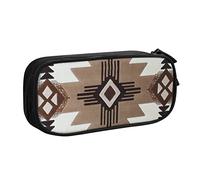 BAAROO Native American - Estuche grande para lápices con 2 compartimentos, estuche para lápices, organizador para niñas, niños, estudiantes, escuela, color, 5.0cm*10.5cm*20.5cm, Estuche para lápices