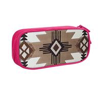 BAAROO Native American - Estuche grande para lápices con 2 compartimentos, estuche para lápices, organizador para niñas, niños, estudiantes, escuela, color, 5.0cm*10.5cm*20.5cm, Estuche para lápices