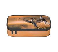 BAAROO Seagulls by The Lake in The Sunset - Estuche de gran capacidad para niñas y niños, impresión de poliéster, estuche escolar y oficina, color, 5.0cm*10.5cm*20.5cm, Estuche para lápices