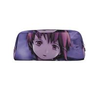 BAAROO Serial Experiments Lain Estuche con cremallera de gran capacidad, bolsa de papelería adecuada para la escuela, oficina, niños y niñas, color, 5.0cm*10.5cm*20.5cm, Estuche para lápices