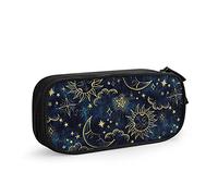 BAAROO Soleil Cosmos - Estuche para lápices con diseño de astrología, gran capacidad, gran capacidad de almacenamiento, estuche para lápices universitarios, bolsa escolar u oficina, color,