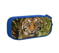 BAAROO Tiger in the Jungle - Estuche grande para lápices con 2 compartimentos, estuche para lápices, estuche organizador para niñas y niños, color, 5.0cm*10.5cm*20.5cm, Estuche para lápices