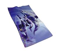 BAAROO Toalla de playa Orca Killer Toallas suaves sin arena para baño, ducha, spa, 130 cm, 80 cm