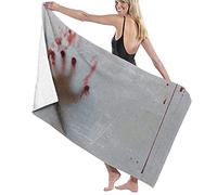 BAAROO Toalla de playa para el manejo de la sangre, toallas suaves y absorbentes, para el baño, baño, 130 cm y 80 cm