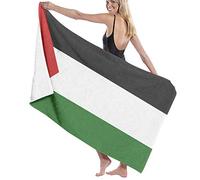 BAAROO Toallas de baño con la bandera de Palestina, toalla de playa multiusos, ultra suave, súper absorbente de agua, 130 cm x 80 cm