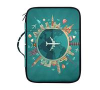 BAAROO Urban Aircraft - Estuche para lápices con ranura para adultos, organizador portátil de lápices de colores para bolígrafos de acuarela o M, color, 5.0cm*10.5cm*20.5cm, Estuche para lápices