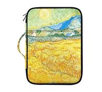 BAAROO Van Gogh - Estuche para lápices de campo de trigo con ranura para niños y adultos, caja de lápices, organizador de suministros de estudio suave para acuarela P, color, 5.0cm*10.5cm*20.5cm,