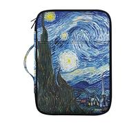 BAAROO Van Gogh - Estuche para lápices de colores con doble cremallera y asa, diseño de noche estrellada, color, 5.0cm*10.5cm*20.5cm, Estuche para lápices