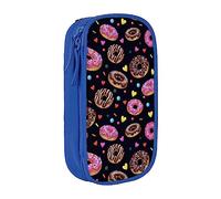 BAAROO Yummy Donuts Love Heart - Estuche organizador para lápices, estuche para bolígrafos, papelería, organizador de almacenamiento, color rosa, color, 5.0cm*10.5cm*20.5cm, Estuche para lápices