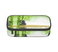 BAAROO Zen Design - Estuche para lápices, diseño de mariposas, estuche para bolígrafos, bolsa de papelería simple, organizador de oficina universitaria, color, 5.0cm*10.5cm*20.5cm, Estuche para lápices
