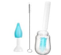 Bab Bottle Brush Set - Brush Head Replacements | Bab Bottles Glass Cup, For Complete & Better Bottles Cleaning, Babÿ Bottle Cleaner Kit With Straw Brushes, 1 Babÿ Bottlee Cleaning