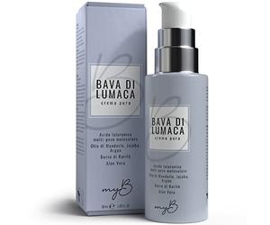 Baba de Caracol Pura 88% MyB® - Crema Hidratante Facial 50ml | Con Acido Hialuronico, Manteca De Karité, Aloe Vera - Crema Antiarrugas Mujer Hombre - Antiedad y Regeneradora