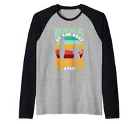 Baba De La Mejor Hija del Mundo Papá Persa Árabe Padre Camiseta Manga Raglan