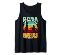 Baba De La Mejor Hija del Mundo Papá Persa Árabe Padre Camiseta sin Mangas