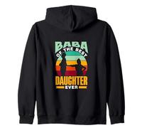 Baba De La Mejor Hija del Mundo Papá Persa Árabe Padre Sudadera con Capucha