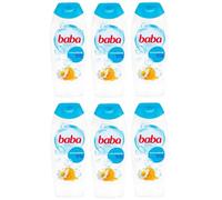 BABA - Gel de ducha BABA Chamomile & Honey Original Hungarian 6 x 400 ml - (Pack de 6) BABA Gel de Ducha Manzanilla y Miel Original Hungarian 6 x 400 ml