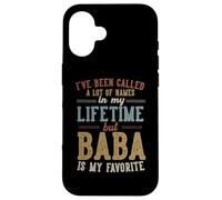Baba Is My Favorite Name - Father's Day Baba Carcasa para iPhone 16