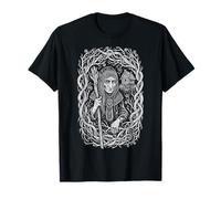 Baba Jaga Bruja Eslava Mito Pagano Bosque Arte Popular Camiseta
