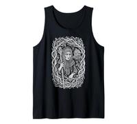 Baba Jaga Bruja Eslava Mito Pagano Bosque Arte Popular Camiseta sin Mangas