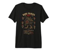 Baba Yaga Cabaña Anatomía Folclore Eslavo Camiseta Premium